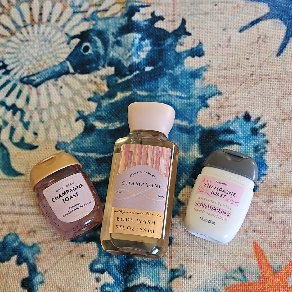 Bath & Body Works Champagne Toast Bundle